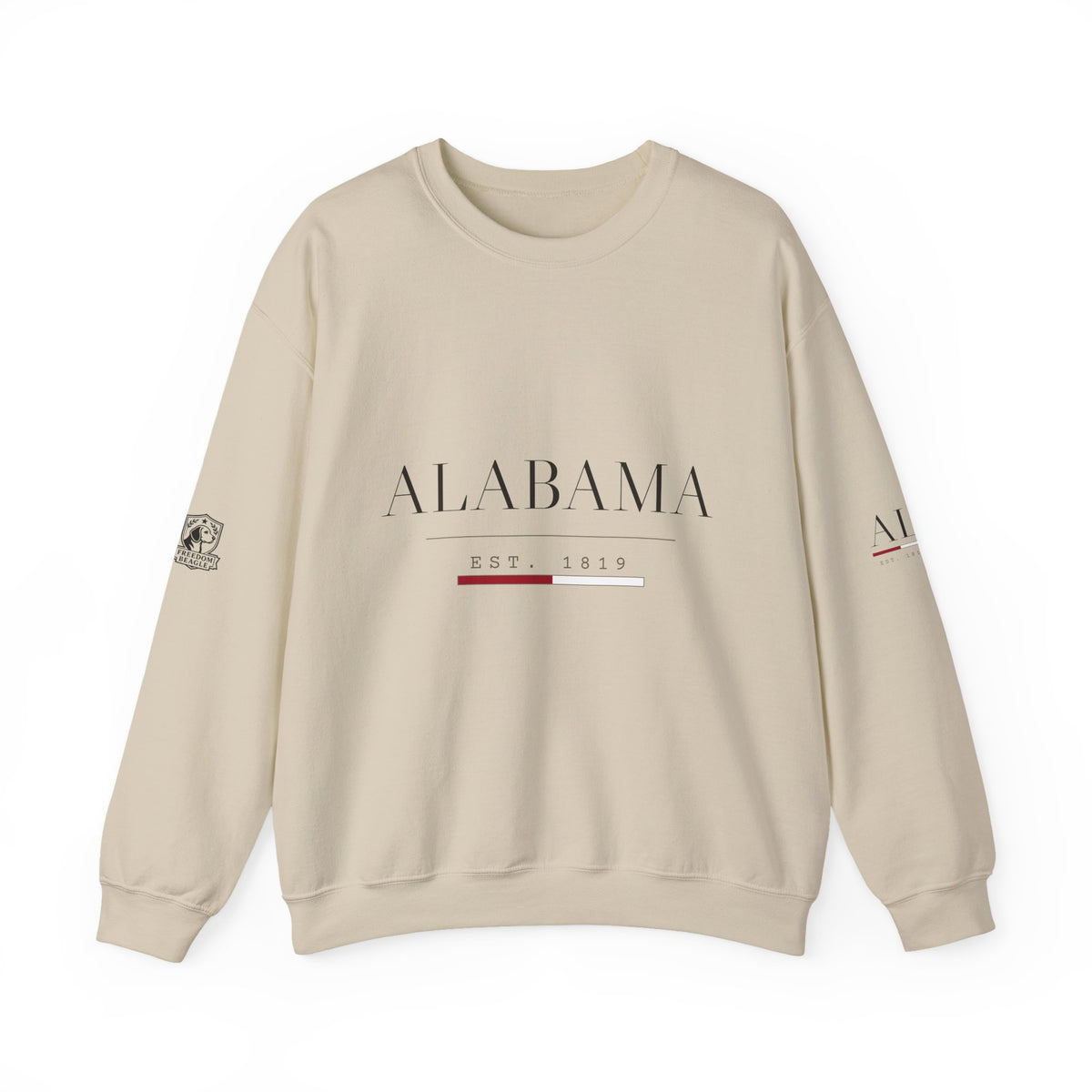 Alabama — Freedom Beagle State Series Crewneck (Sand)