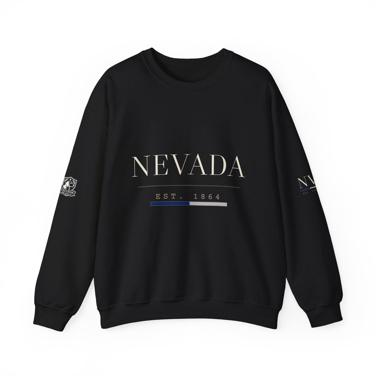 Nevada — Freedom Beagle State Series Crewneck (Black)