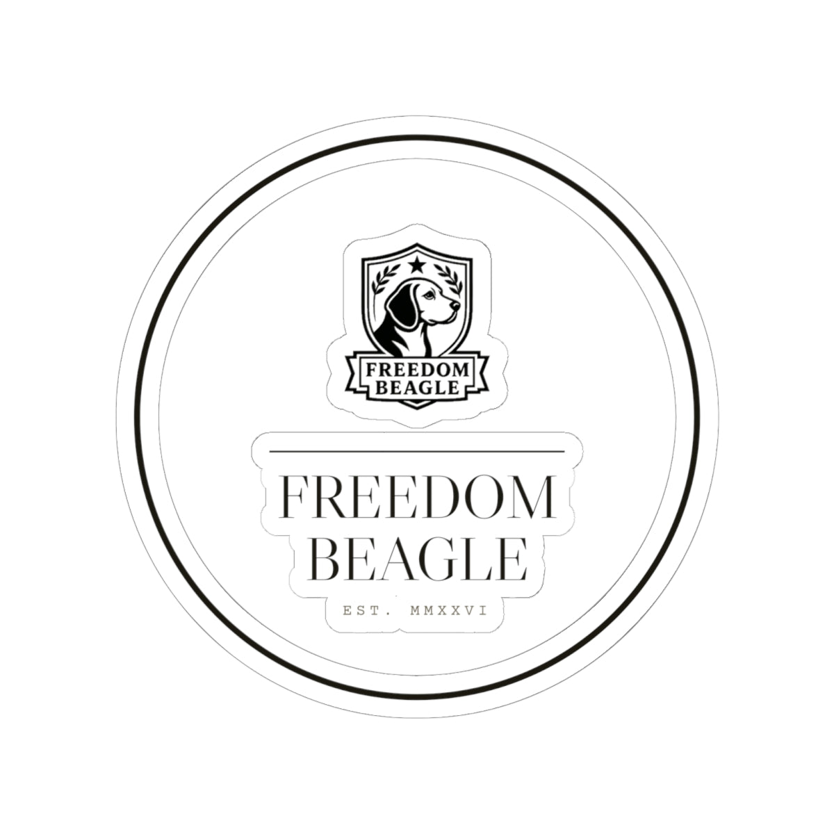 Freedom Beagle Seal — Roundel Sticker
