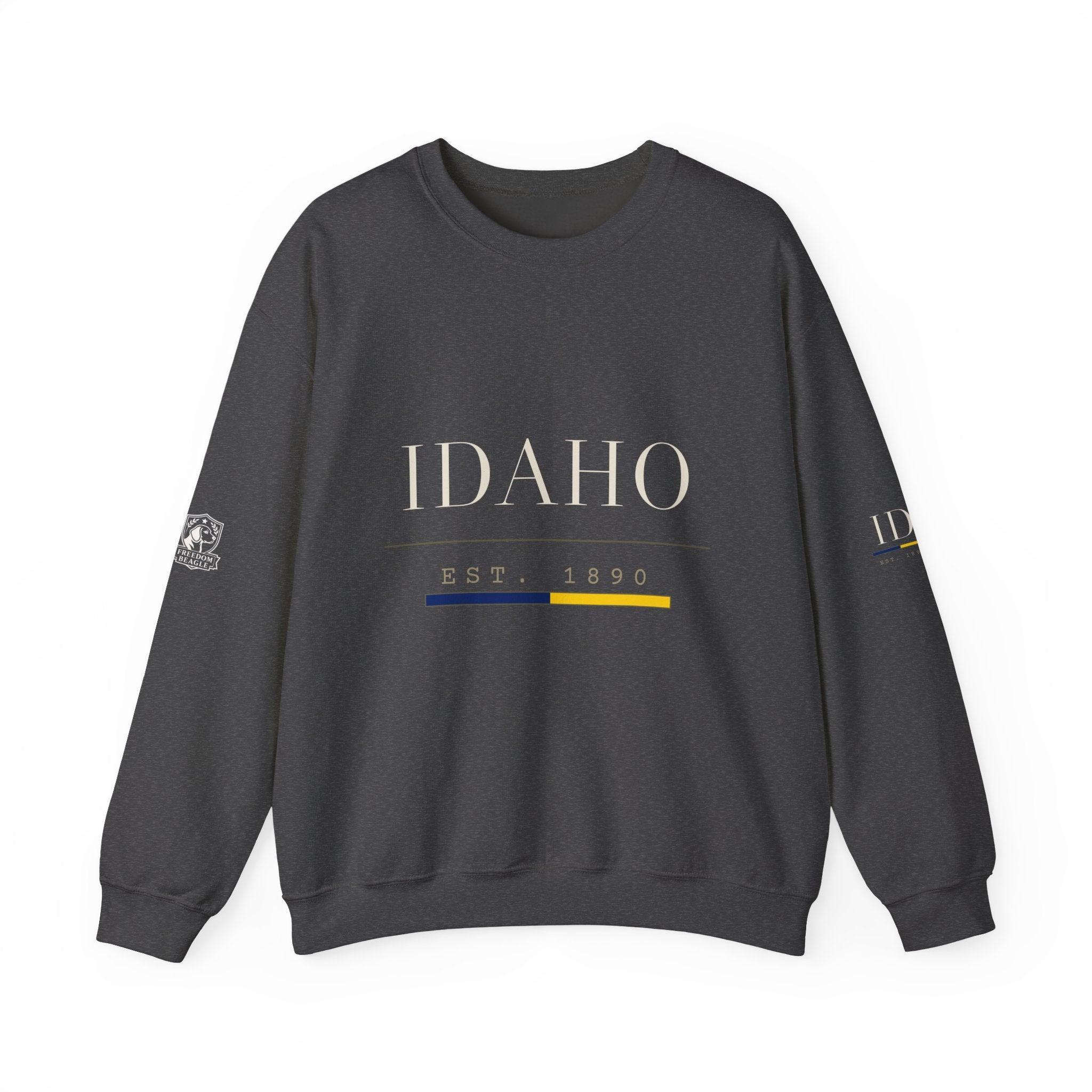 Idaho — Freedom Beagle State Series Crewneck (Black)