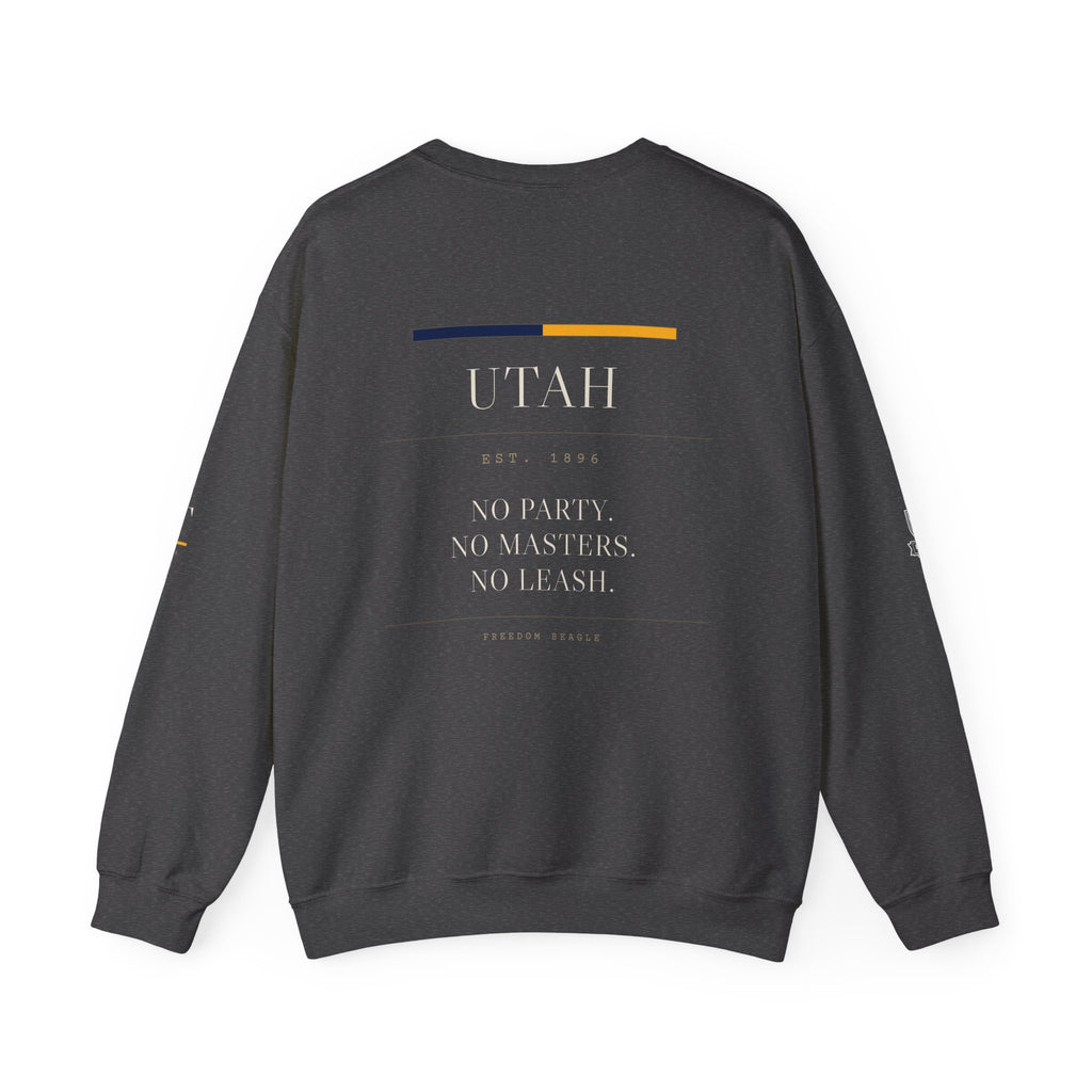 Utah — Freedom Beagle State Series Crewneck (Black)