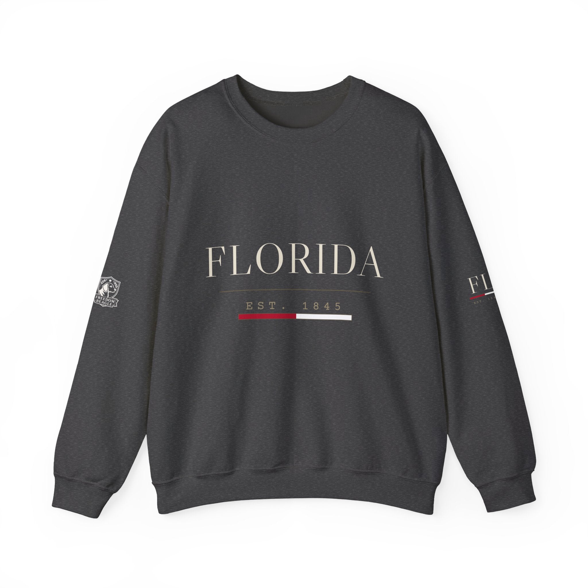 Florida — Freedom Beagle State Series Crewneck (Black)