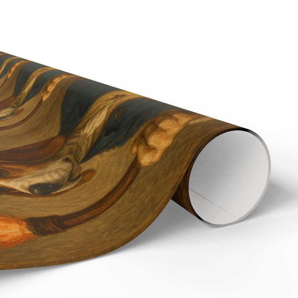 Charming Dog-Themed Wrapping Paper, Perfect for Unique Gift Packaging, Dog Lover's Gift, Holiday Celebrations, Birthday Party, Artsy Decor