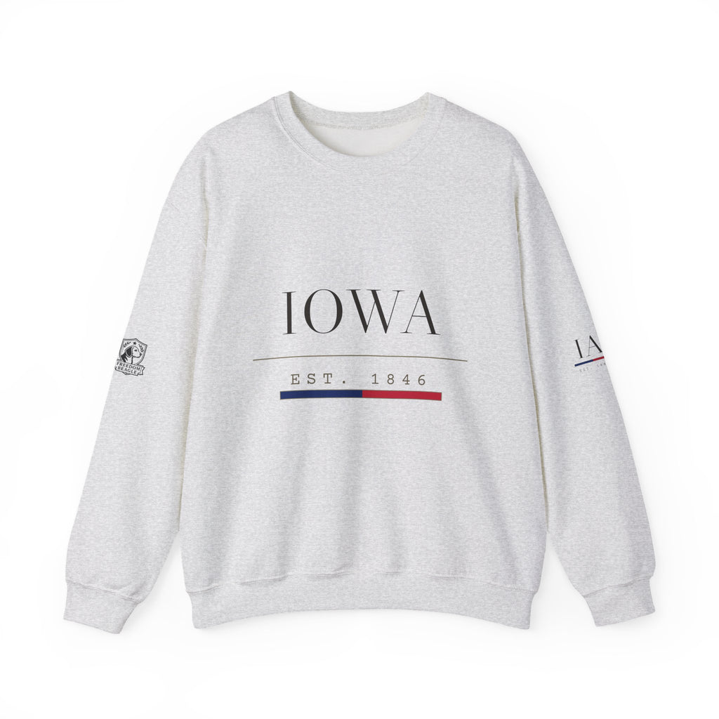 Iowa — Freedom Beagle State Series Crewneck (Sand)