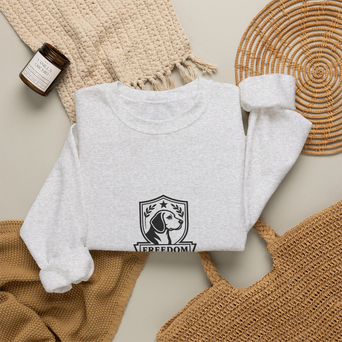 Quis Custodiet Full Kit Crewneck — Who Watches the Watchmen (Sand)