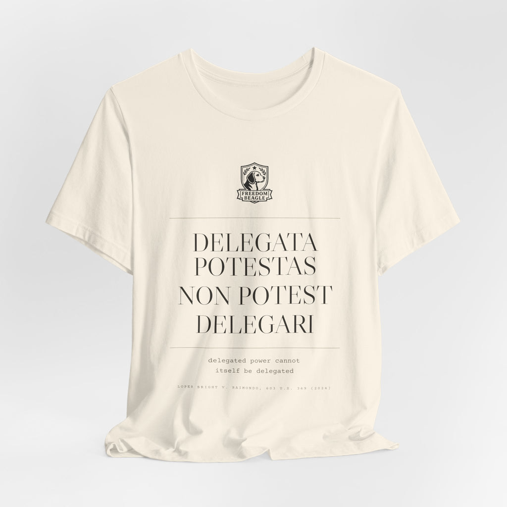 Delegata Potestas Non Potest Delegari — Administrative State Tee (Natural)