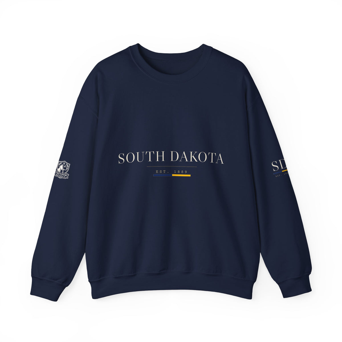 South Dakota — Freedom Beagle State Series Crewneck (Black)
