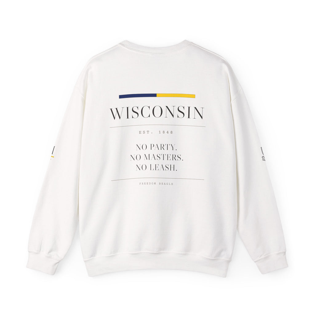 Wisconsin — Freedom Beagle State Series Crewneck (Sand)