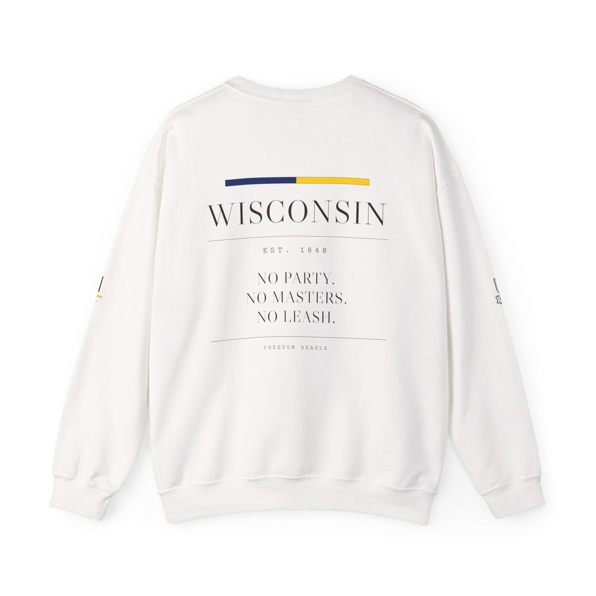 Wisconsin — Freedom Beagle State Series Crewneck (Sand)