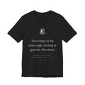 Two Wings on the Same Eagle — Two-Party Critique Tee (Black)