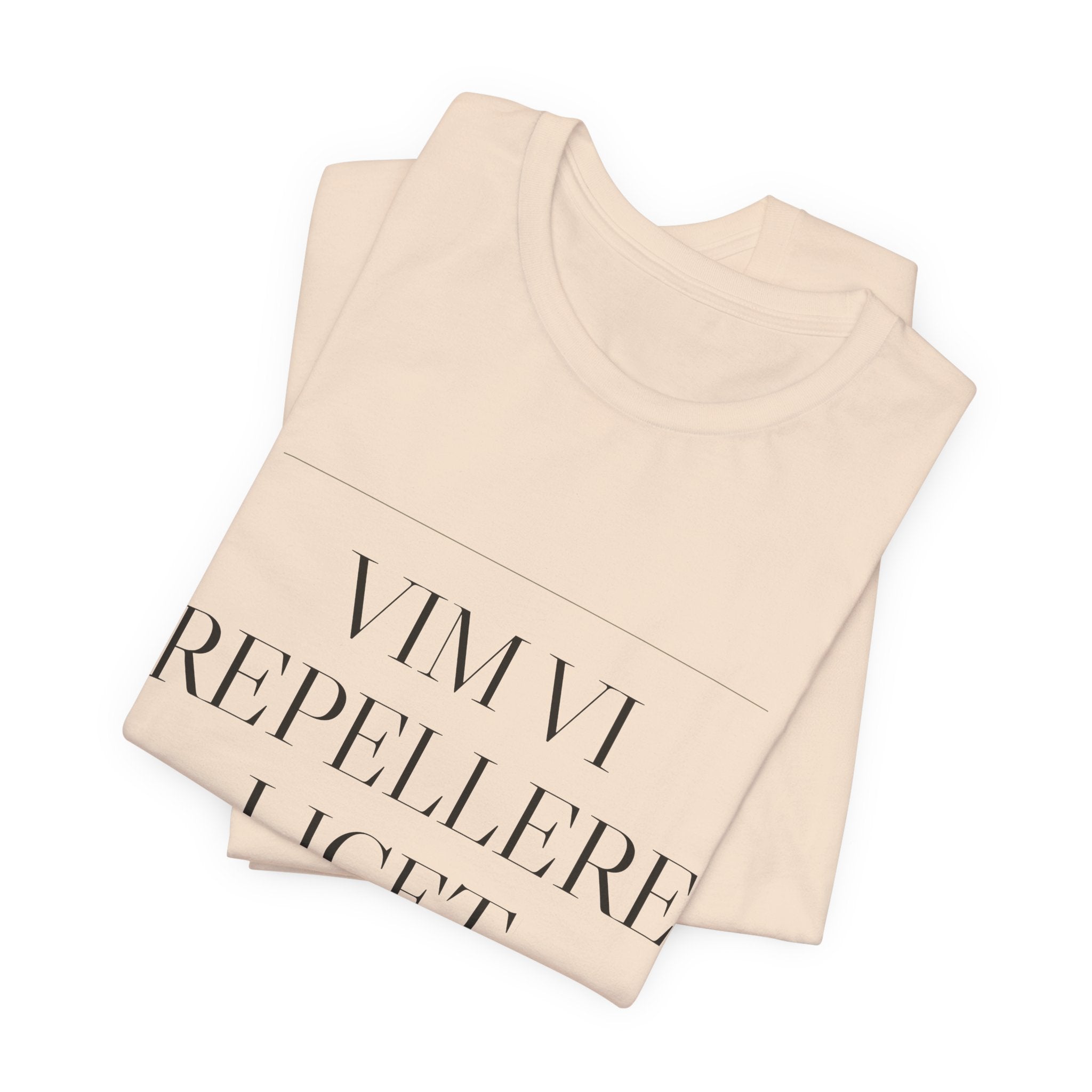 Vim Vi Repellere Licet — Second Amendment Tee (Natural)