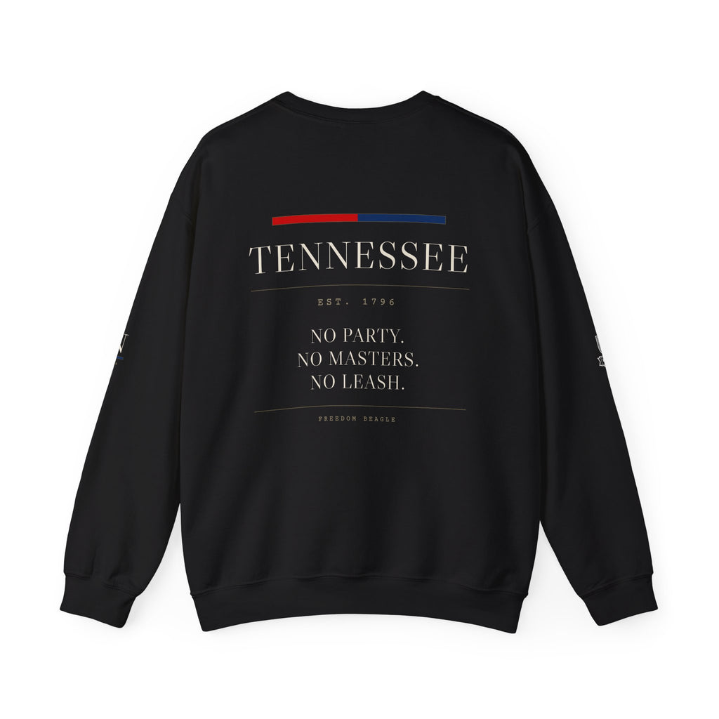 Tennessee — Freedom Beagle State Series Crewneck (Black)
