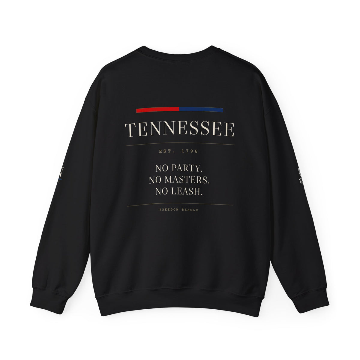 Tennessee — Freedom Beagle State Series Crewneck (Black)