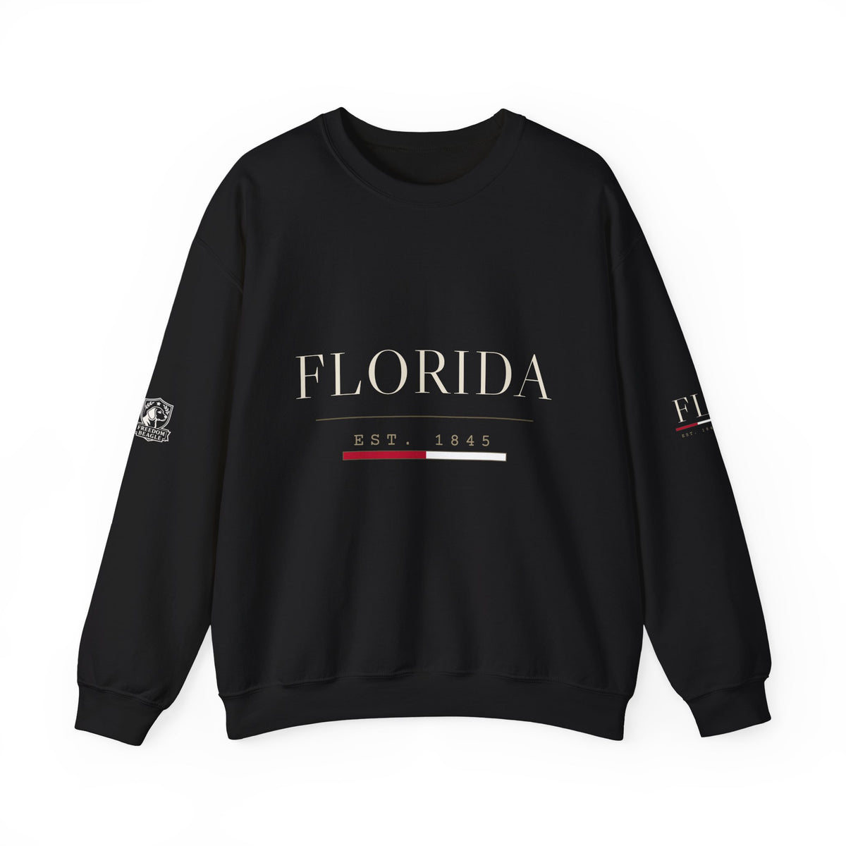 Florida — Freedom Beagle State Series Crewneck (Black)