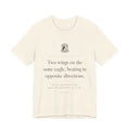 Two Wings on the Same Eagle — Two-Party Critique Tee (Natural)