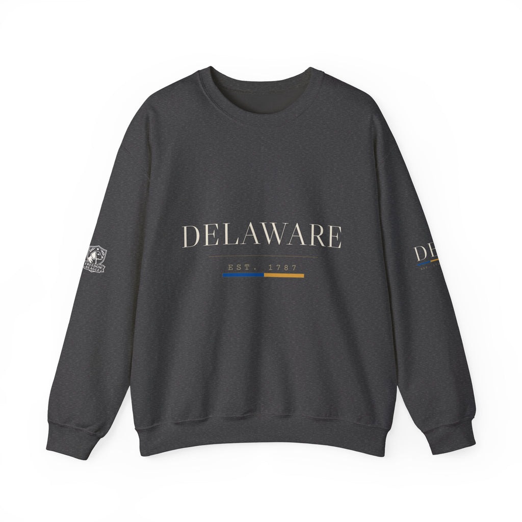 Delaware — Freedom Beagle State Series Crewneck (Black)