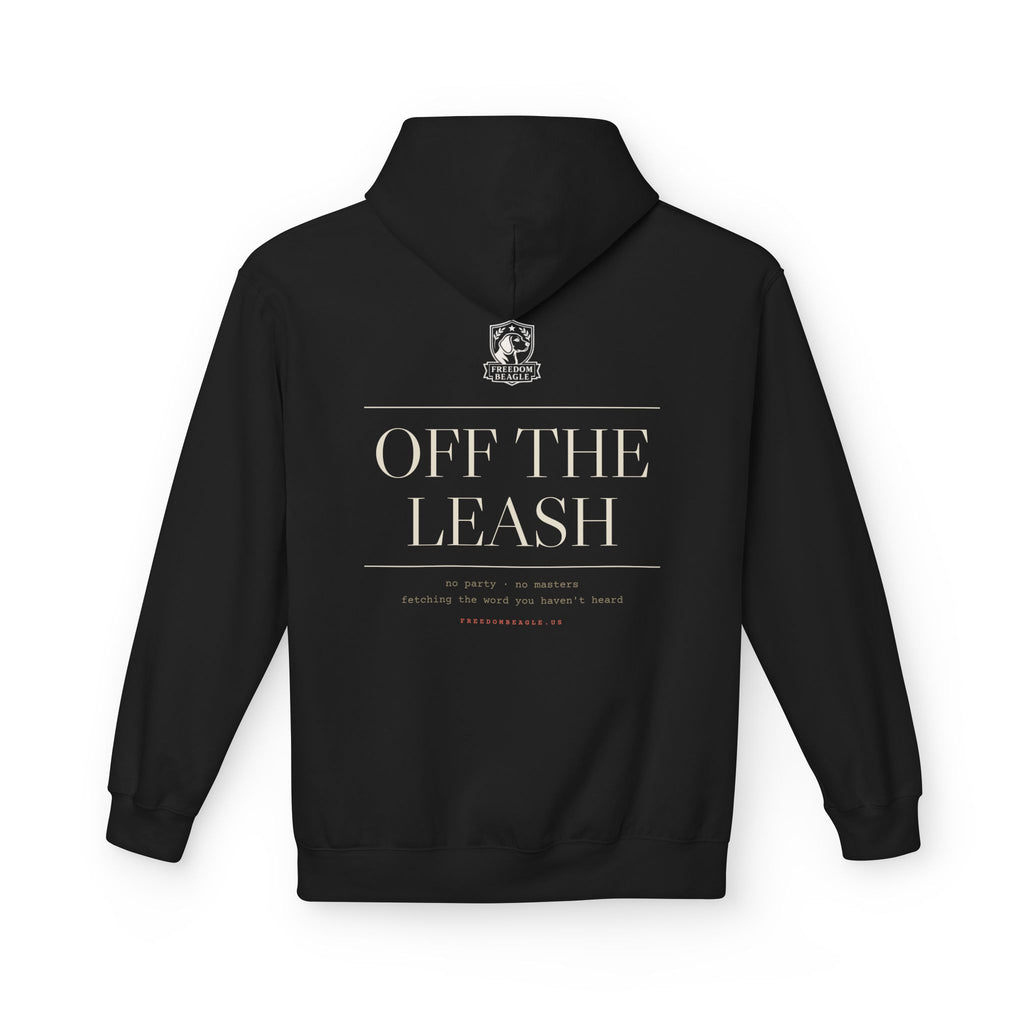 Off the Leash Hoodie — Full Back Print (Black)