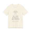 Read It Again — ALPR Tee (Natural)