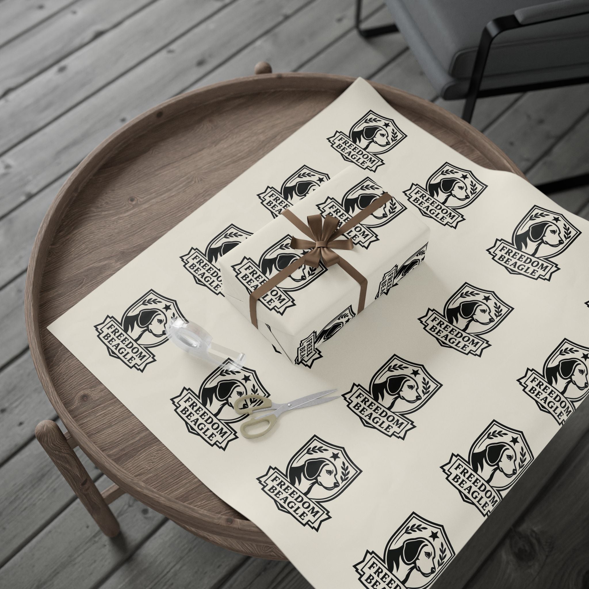 Freedom Beagle-Themed Wrapping Papers
