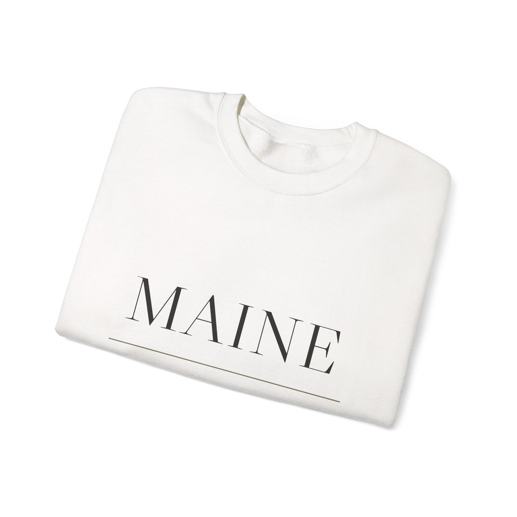 Maine — Freedom Beagle State Series Crewneck (Sand)