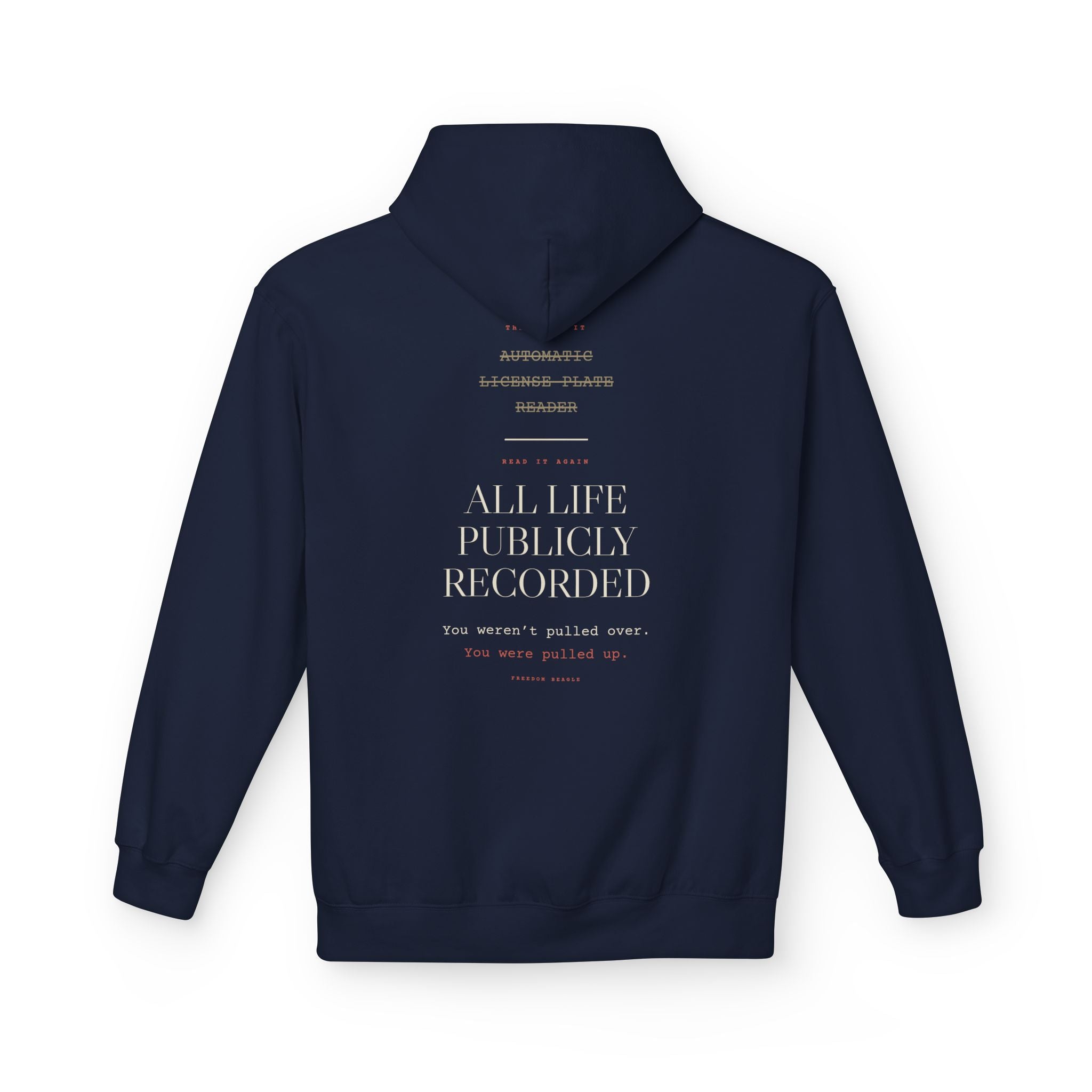 Read It Again — ALPR Hoodie (Black)