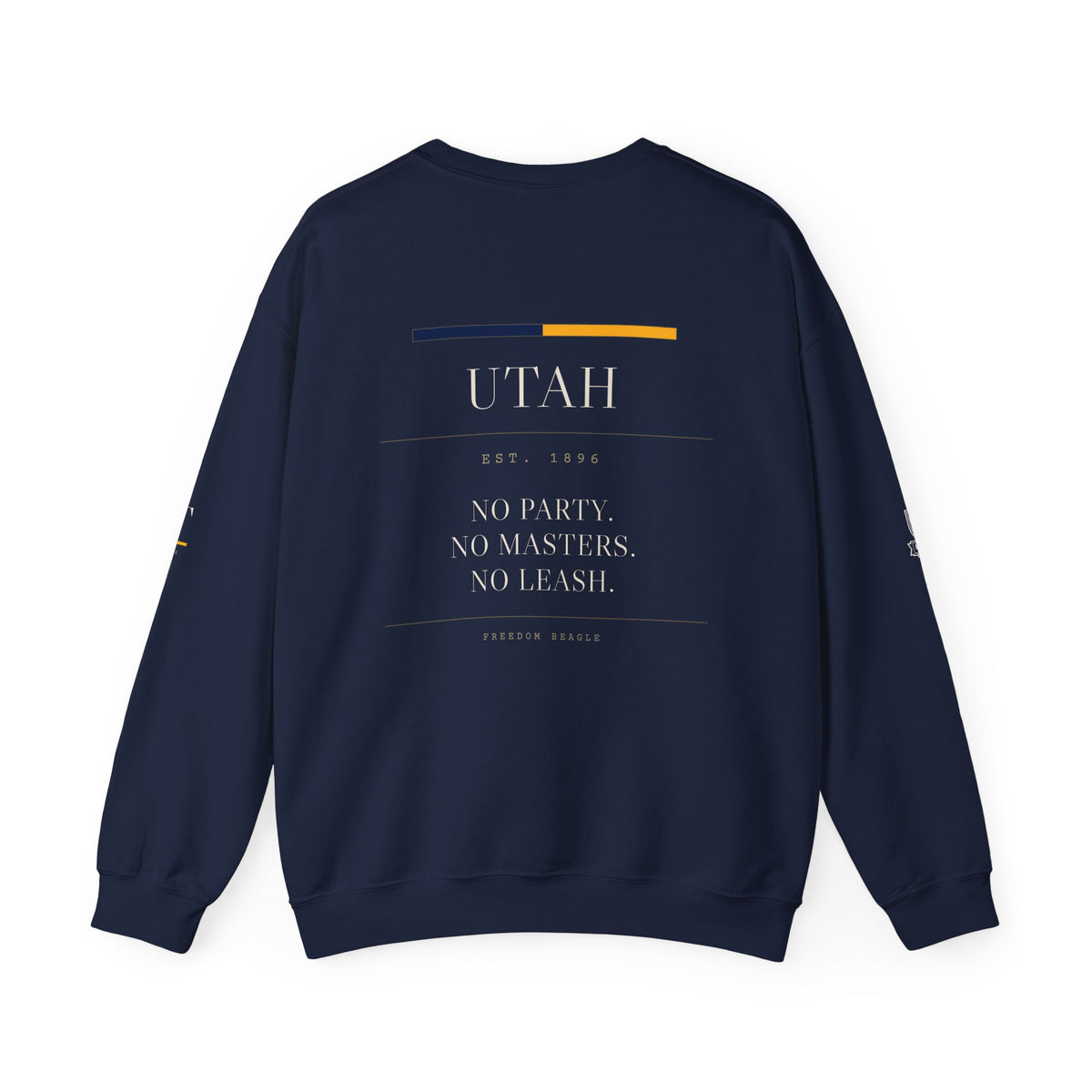 Utah — Freedom Beagle State Series Crewneck (Black)