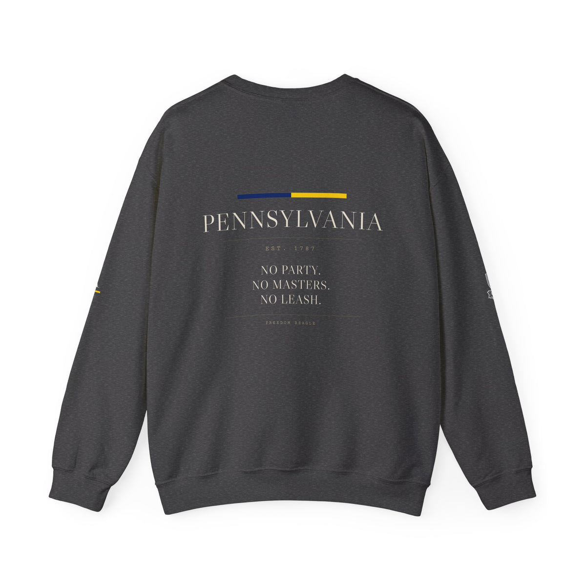 Pennsylvania — Freedom Beagle State Series Crewneck (Black)