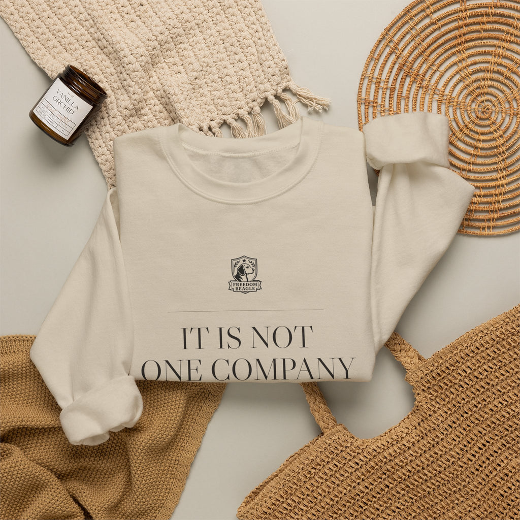 It Is Not One Company — ALPR Crewneck (Sand)