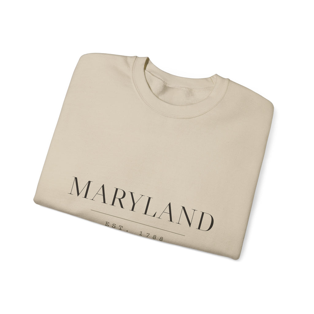 Maryland — Freedom Beagle State Series Crewneck (Sand)