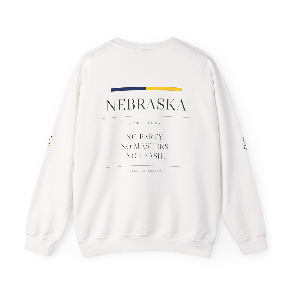 Nebraska — Freedom Beagle State Series Crewneck (Sand)