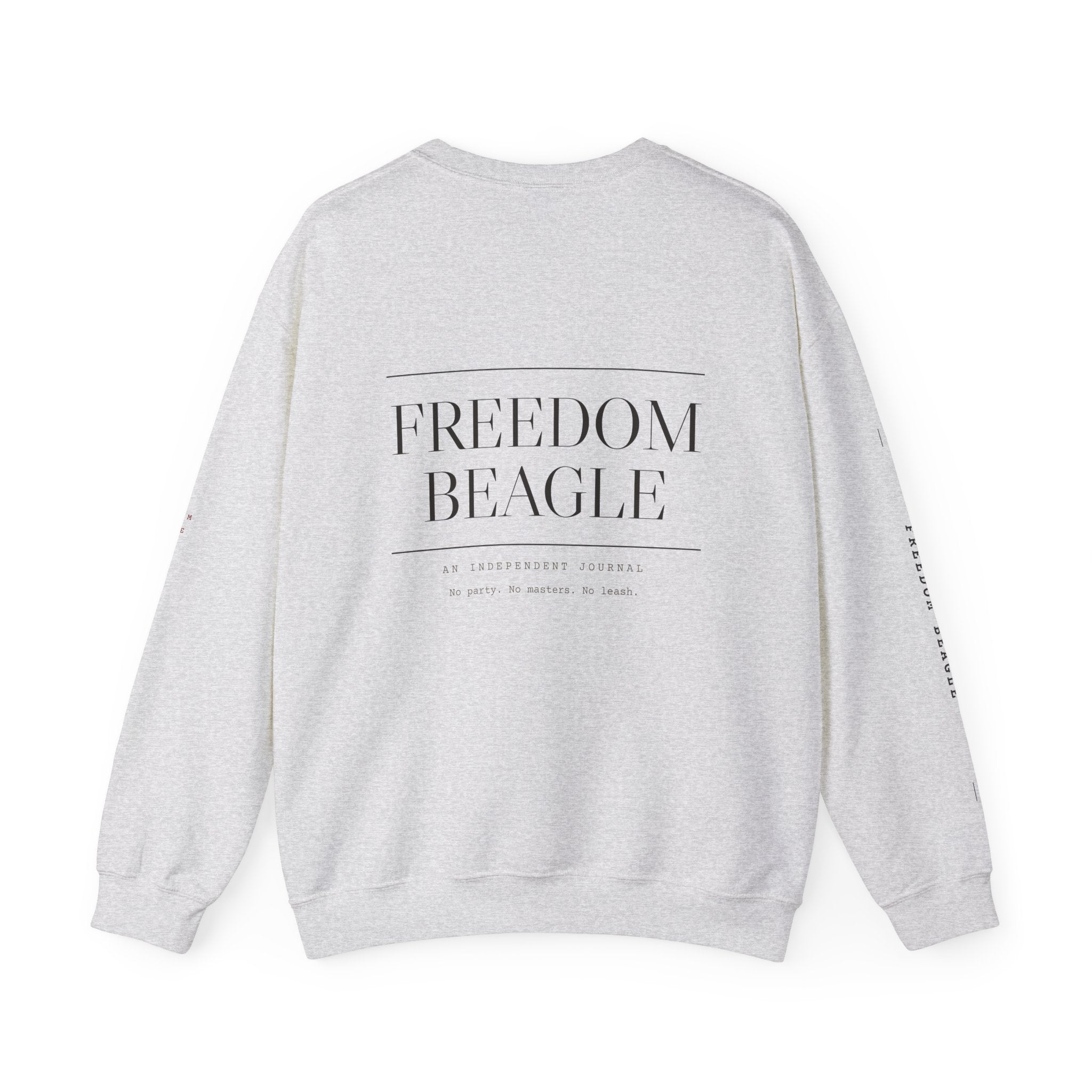 Monogram Full Kit Crewneck — Freedom Beagle, Stacked (Sand)