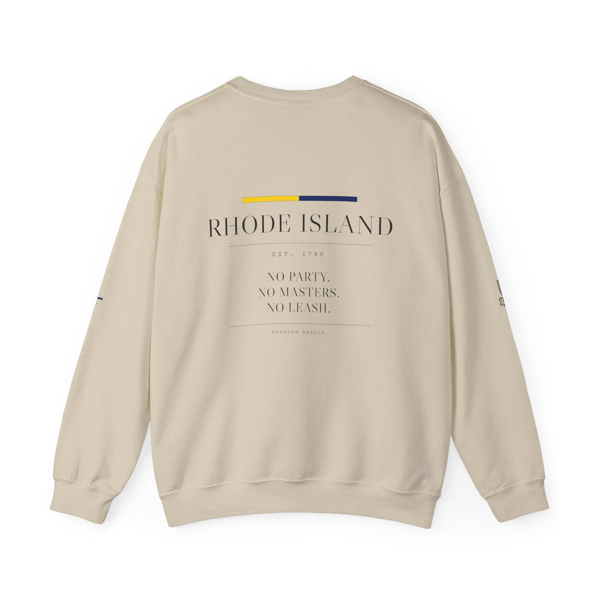 Rhode Island — Freedom Beagle State Series Crewneck (Sand)