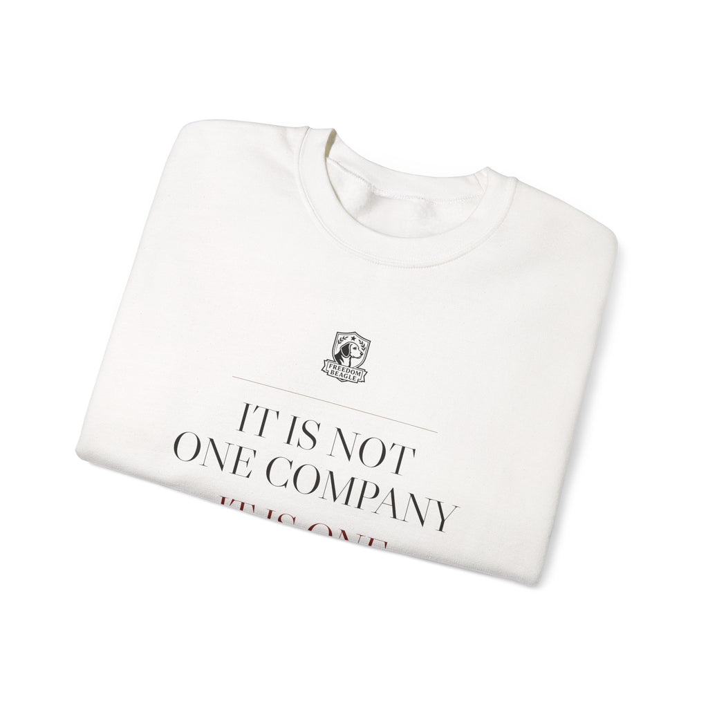It Is Not One Company — ALPR Crewneck (Sand)