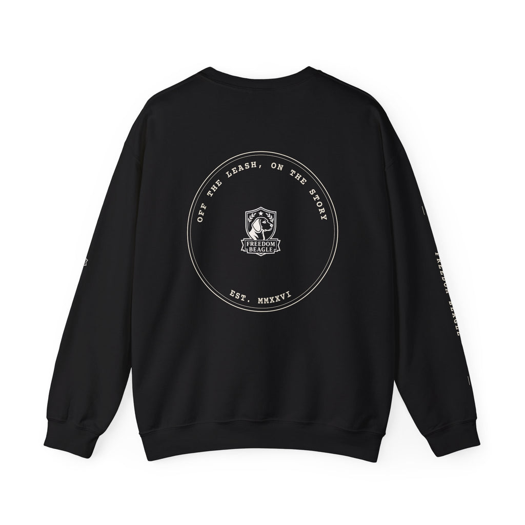 Freedom Beagle Seal Full Kit Crewneck — Est. MMXXVI (Black)