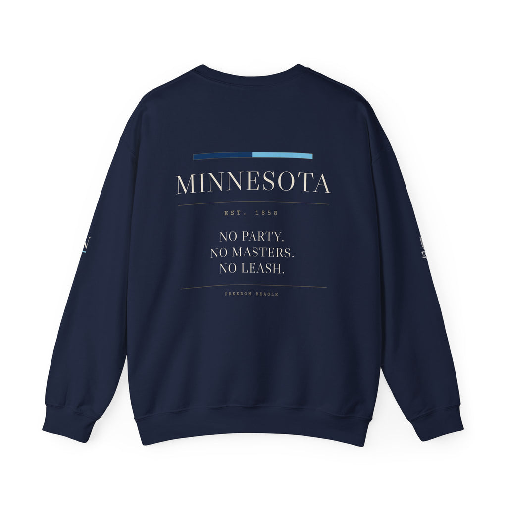 Minnesota — Freedom Beagle State Series Crewneck (Black)