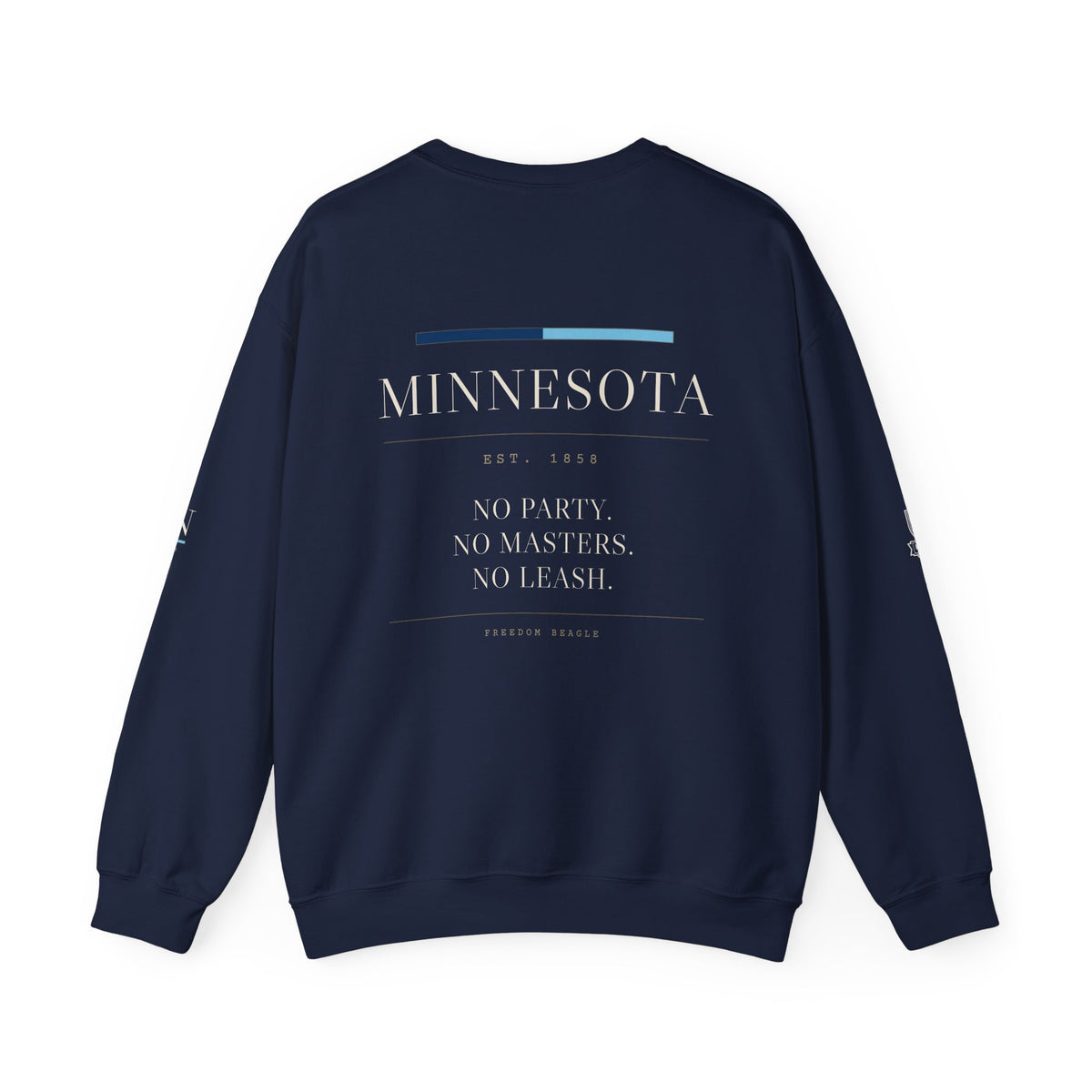 Minnesota — Freedom Beagle State Series Crewneck (Black)