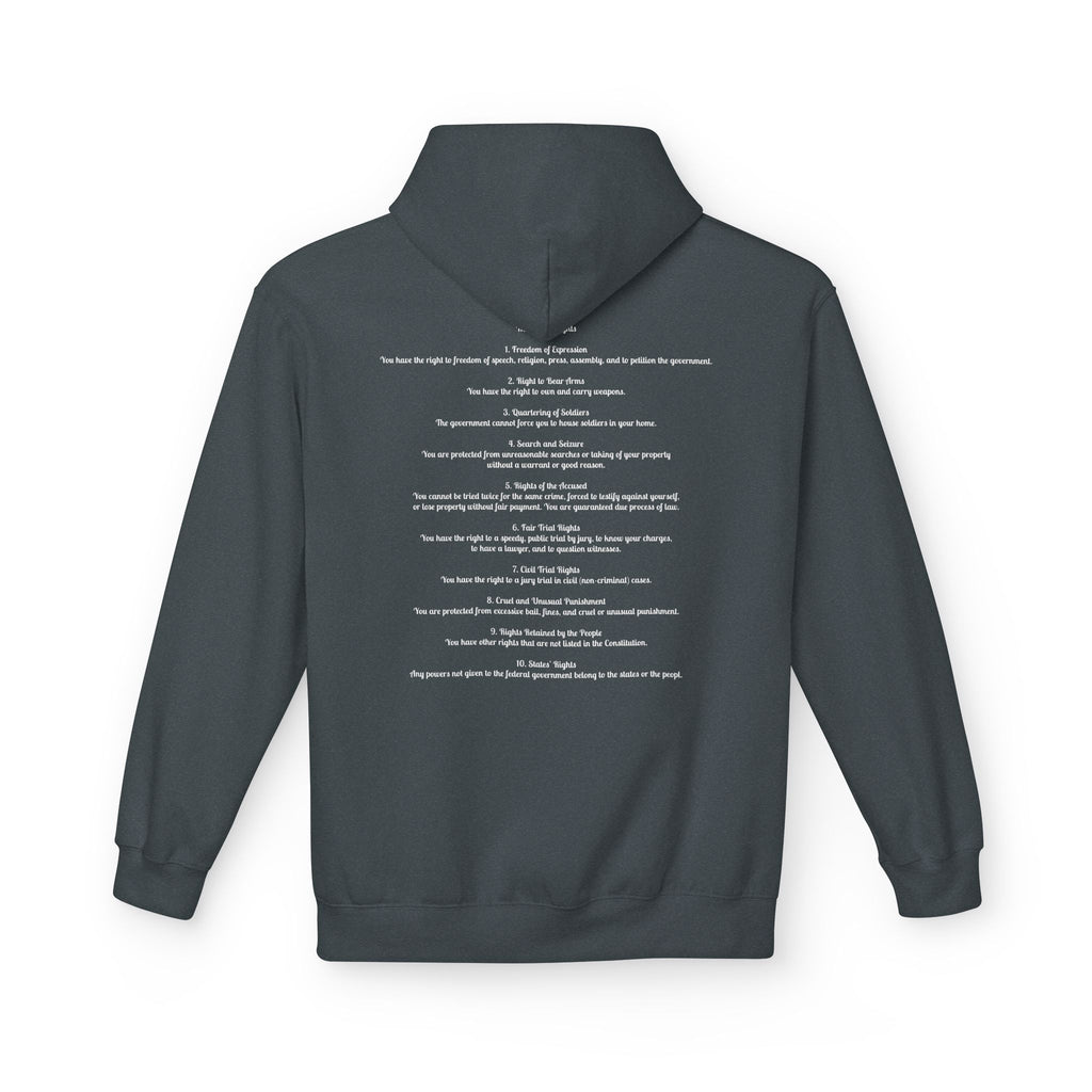 Hoodie - The Founding Beagle, Bill of Rights Design