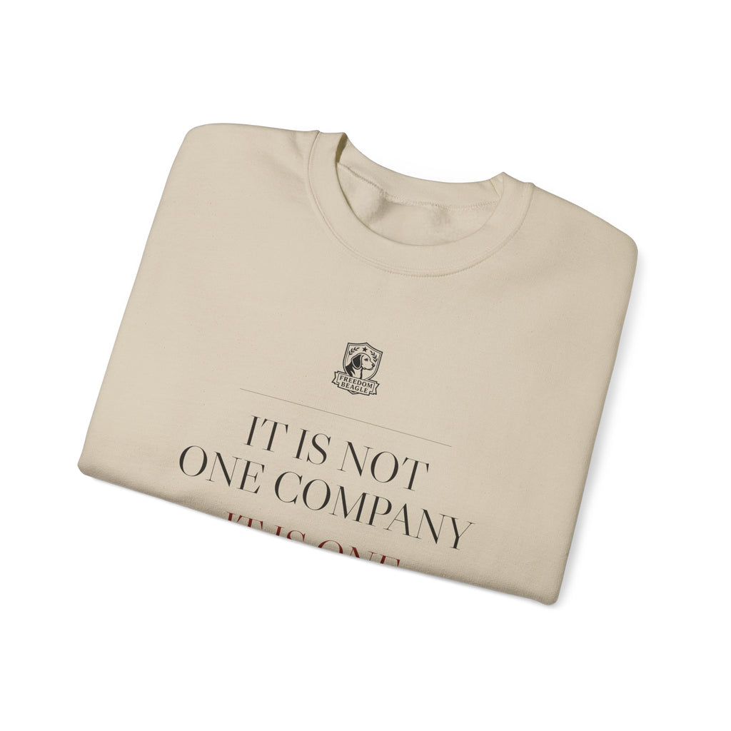 It Is Not One Company — ALPR Crewneck (Sand)