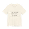 Iustitia Dilata Est Iustitia Negata — Justice Delayed Tee (Natural)