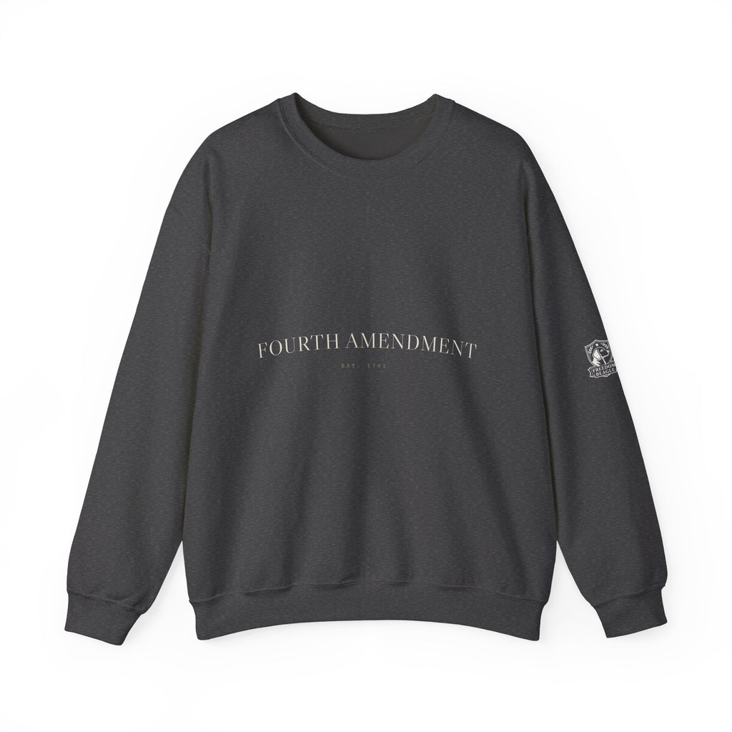 Fourth Amendment Crewneck — Est. 1791 (Black)