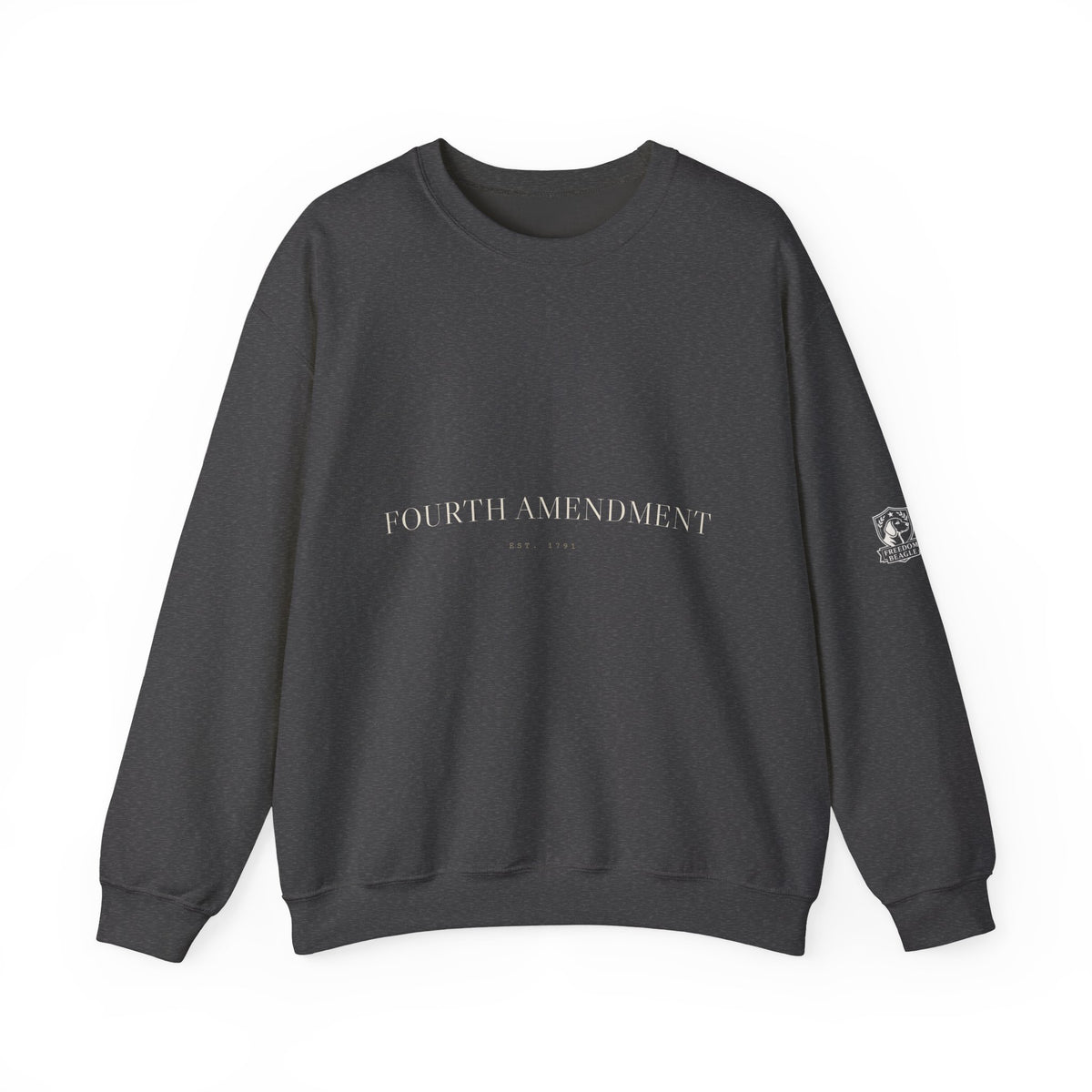 Fourth Amendment Crewneck — Est. 1791 (Black)