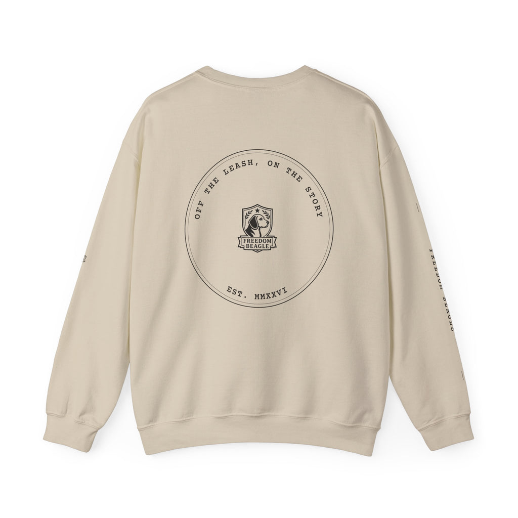Freedom Beagle Seal Full Kit Crewneck — Est. MMXXVI (Sand)