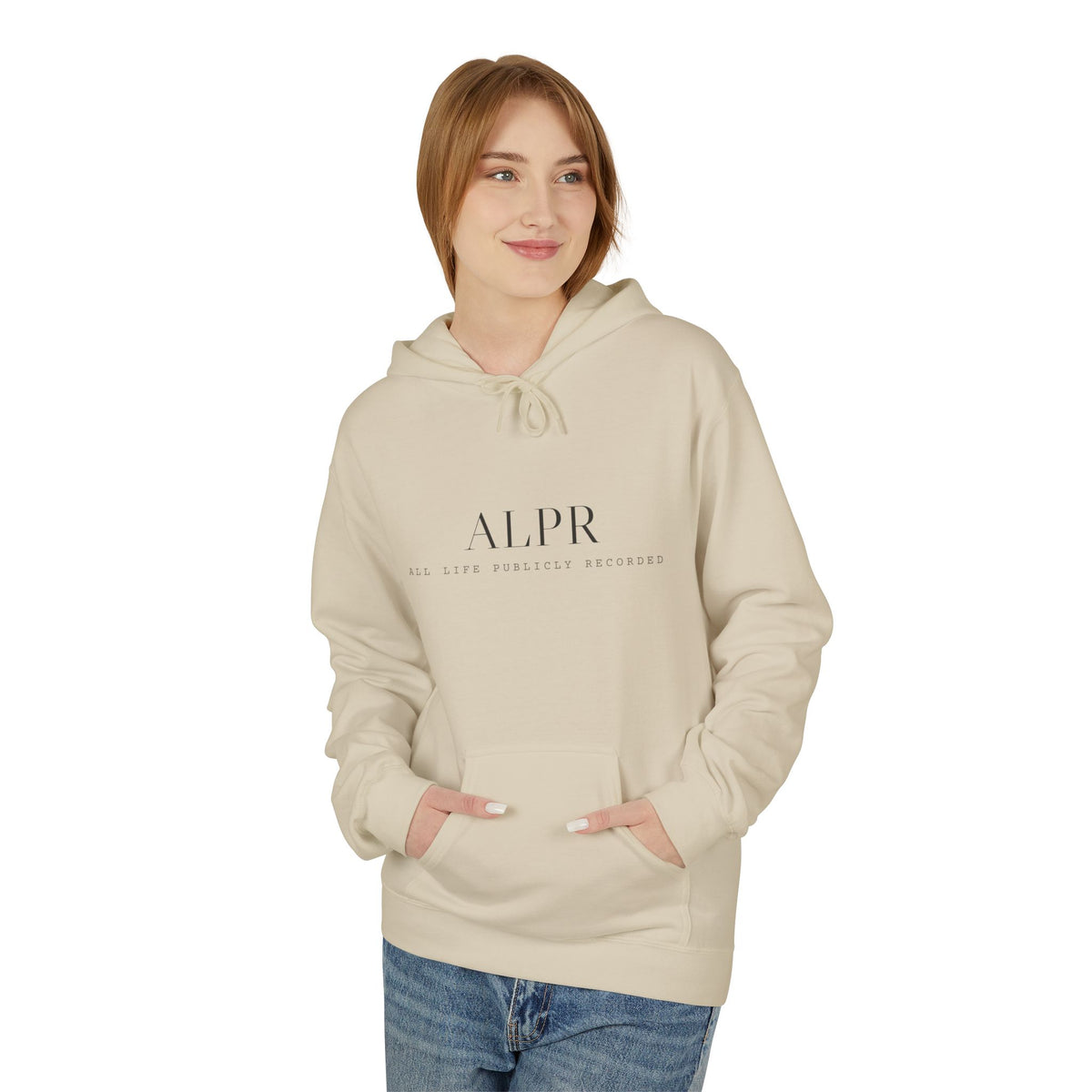 ALPR — All Life Publicly Recorded Hoodie (Cement)