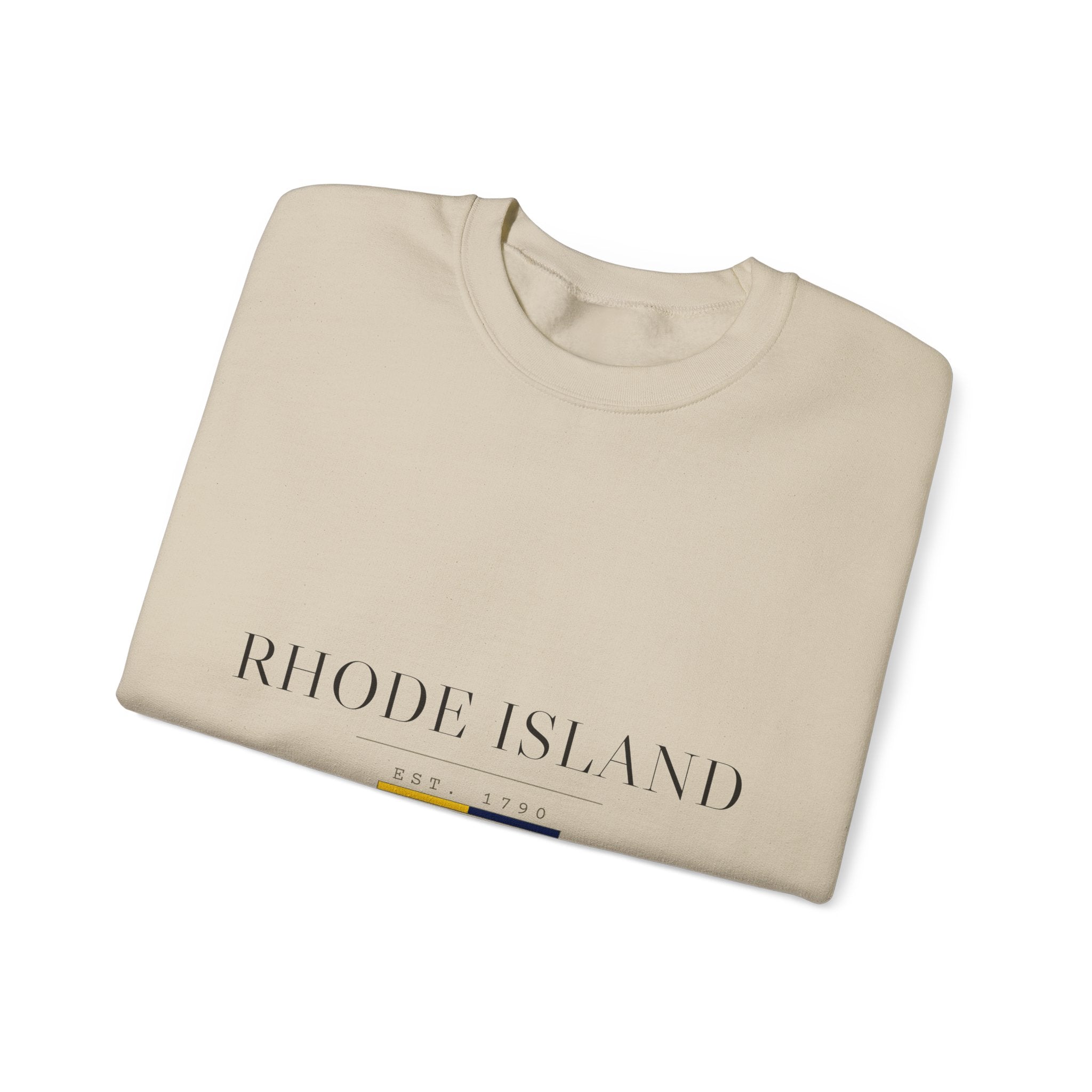 Rhode Island — Freedom Beagle State Series Crewneck (Sand)