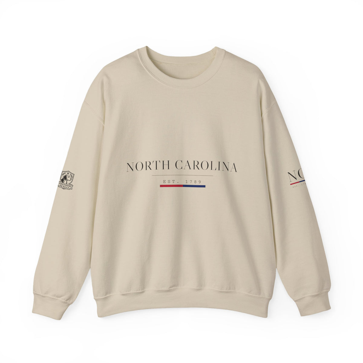 North Carolina — Freedom Beagle State Series Crewneck (Sand)
