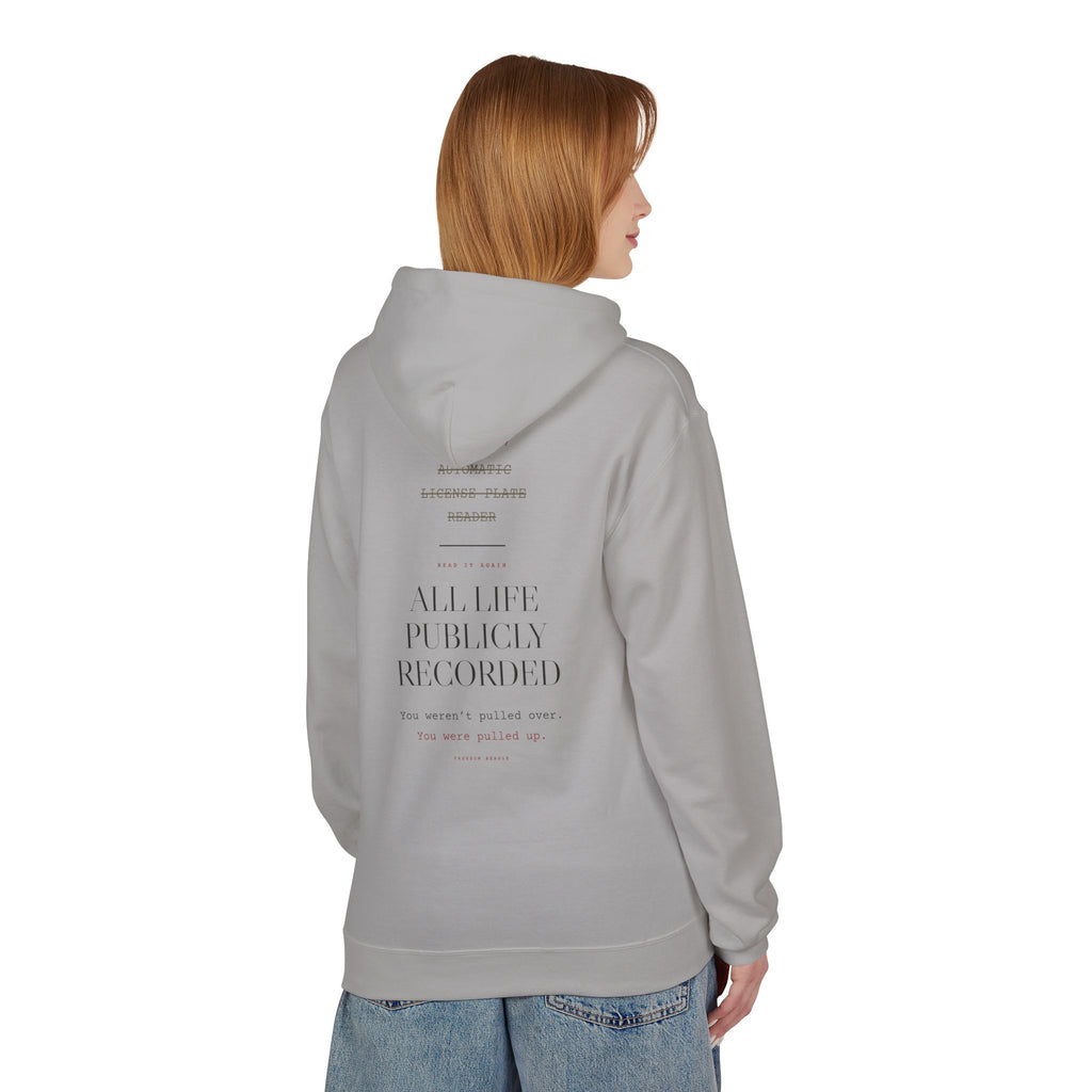 Read It Again — ALPR Hoodie (Cement)