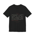 The First Amendment, In Full — Constitutional Text Tee (Black)