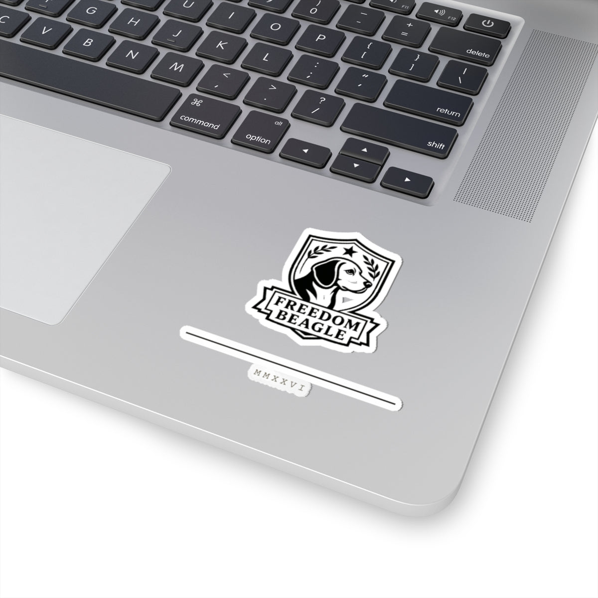 Freedom Beagle Crest — MMXXVI Sticker