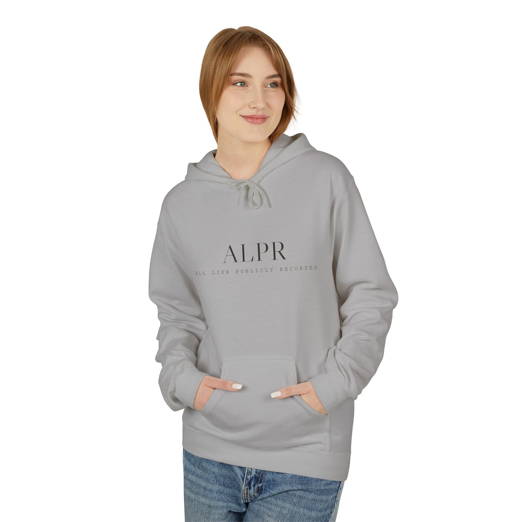 ALPR — All Life Publicly Recorded Hoodie (Cement)