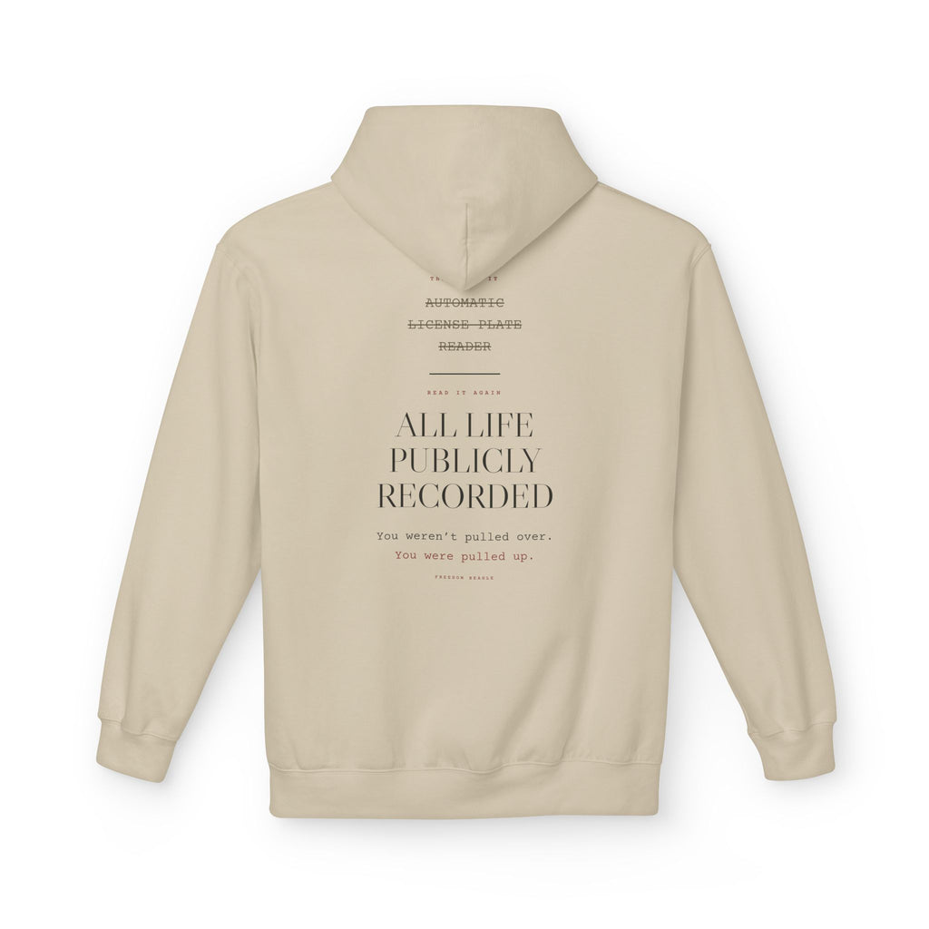 Read It Again — ALPR Hoodie (Cement)